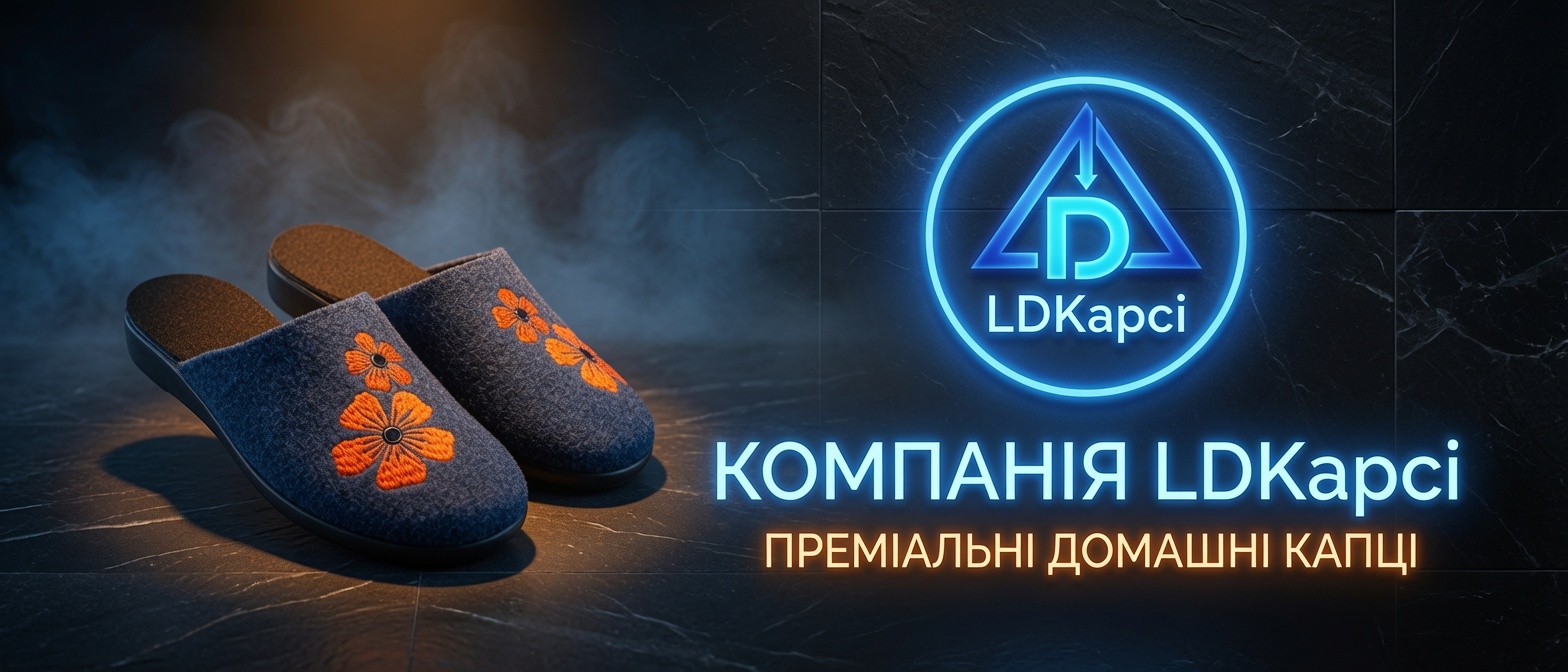 Компанія LDKapci — преміальні домашні капці